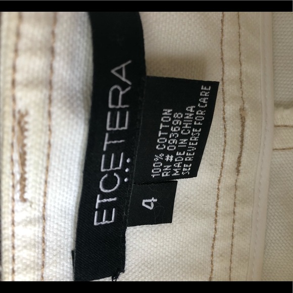 Etcetera White Jean skirt - Picture 3 of 3